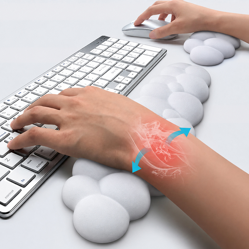 Gaming Keyboard Hand - Mouse Pad With Wrist Rest Keyboard