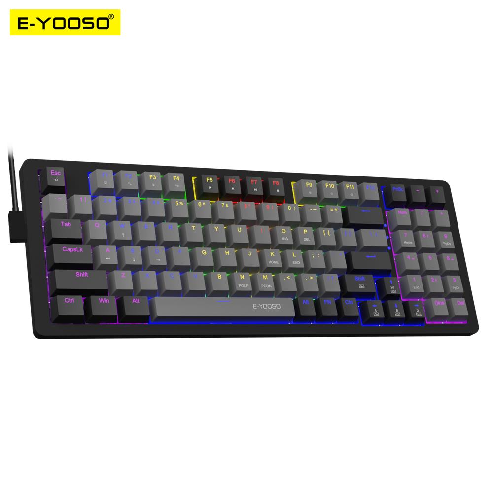 Keyboard Gaming Blue Switch - E-YOOSO Z94 USB Mechanical Gaming Keyboard