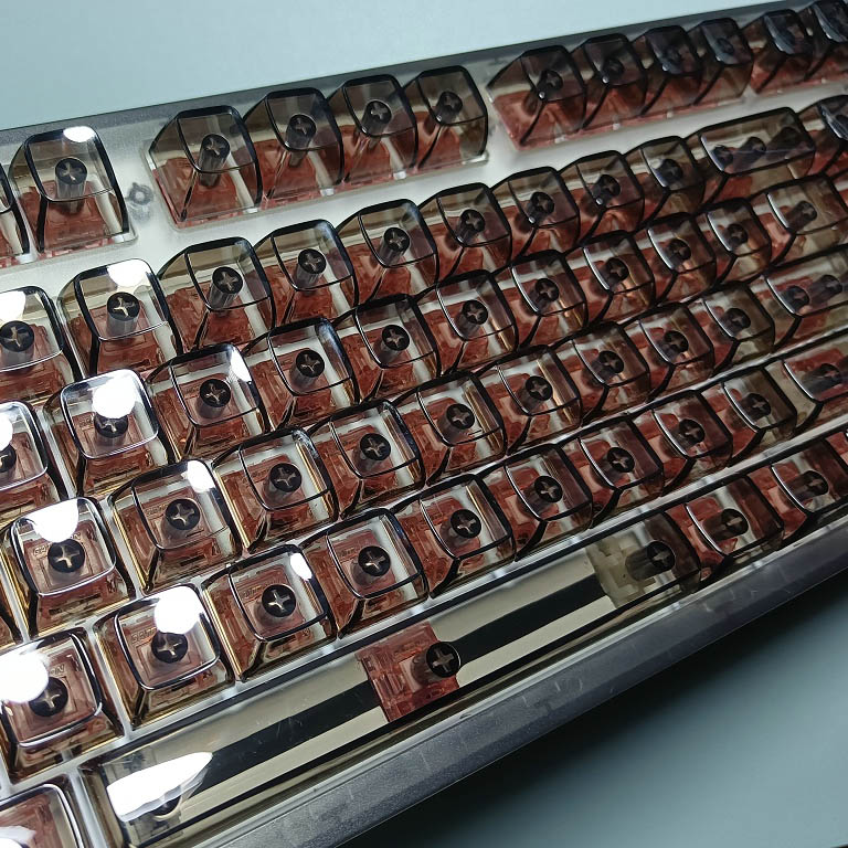 132 Keys Crystal Transparent K - Keyboard Gaming Transparent review and price
