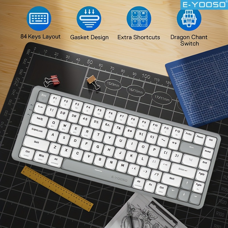 E-YOOSO Tri-Mode 2.4GWireless/ - Gaming Keyboard E Yooso review and price