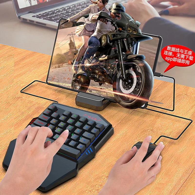 T-WOLF TF900 One Handed Keyboa - Gaming Keyboard Hand review and price