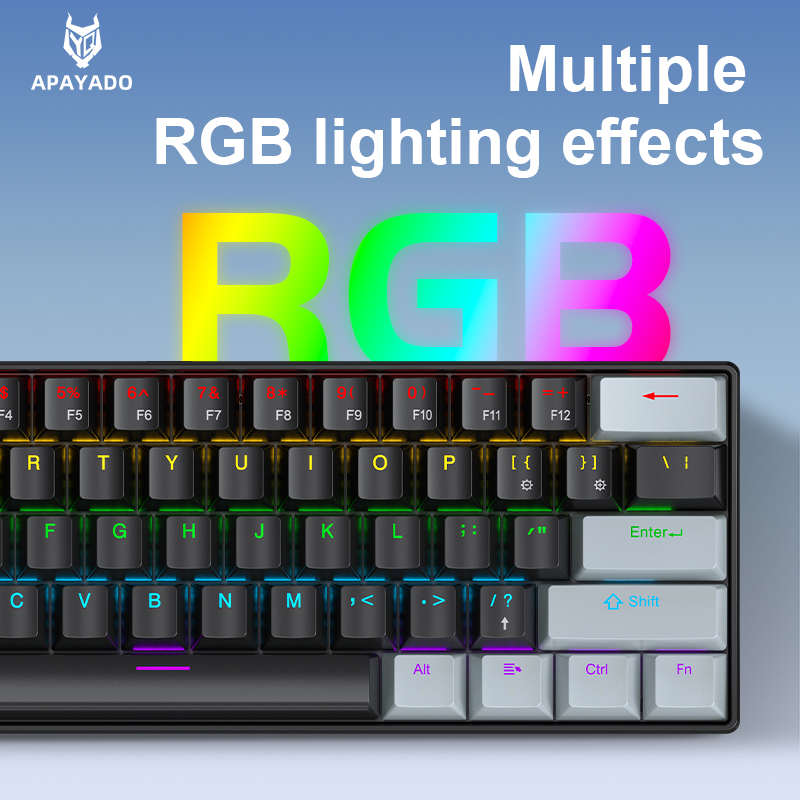 APAYADO K61 Mini Mechanical Ke - Gaming Keyboard Hot Swappable review and price