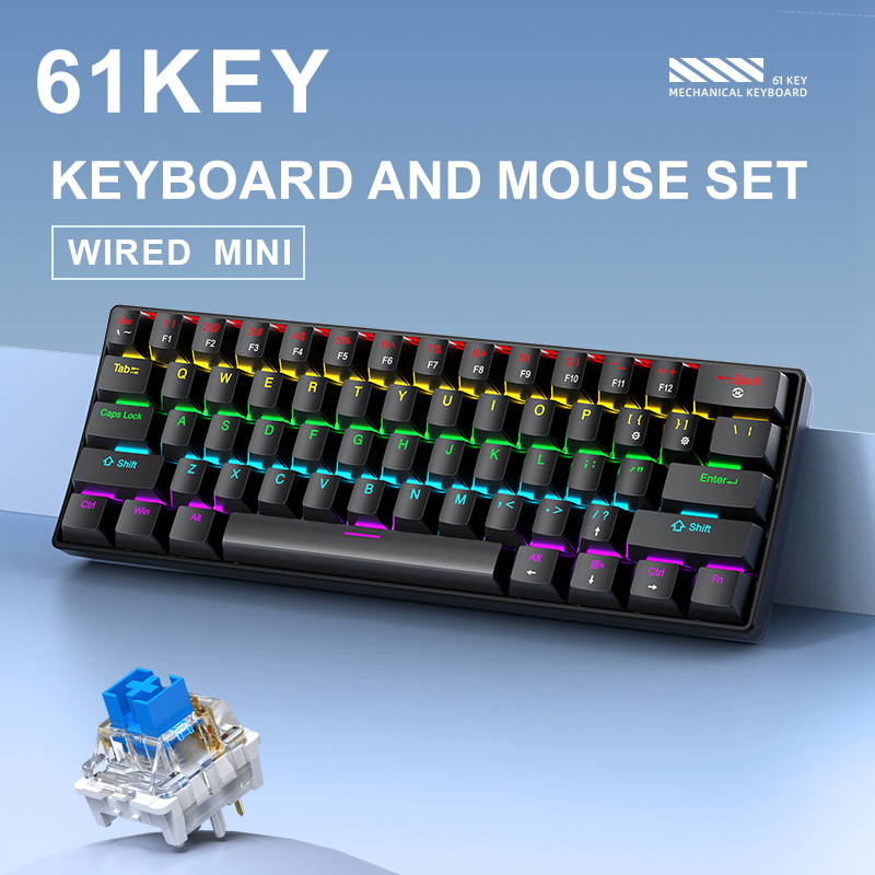 APAYADO K61 Mini Mechanical Ke - Gaming Keyboard Hot Swappable review and price