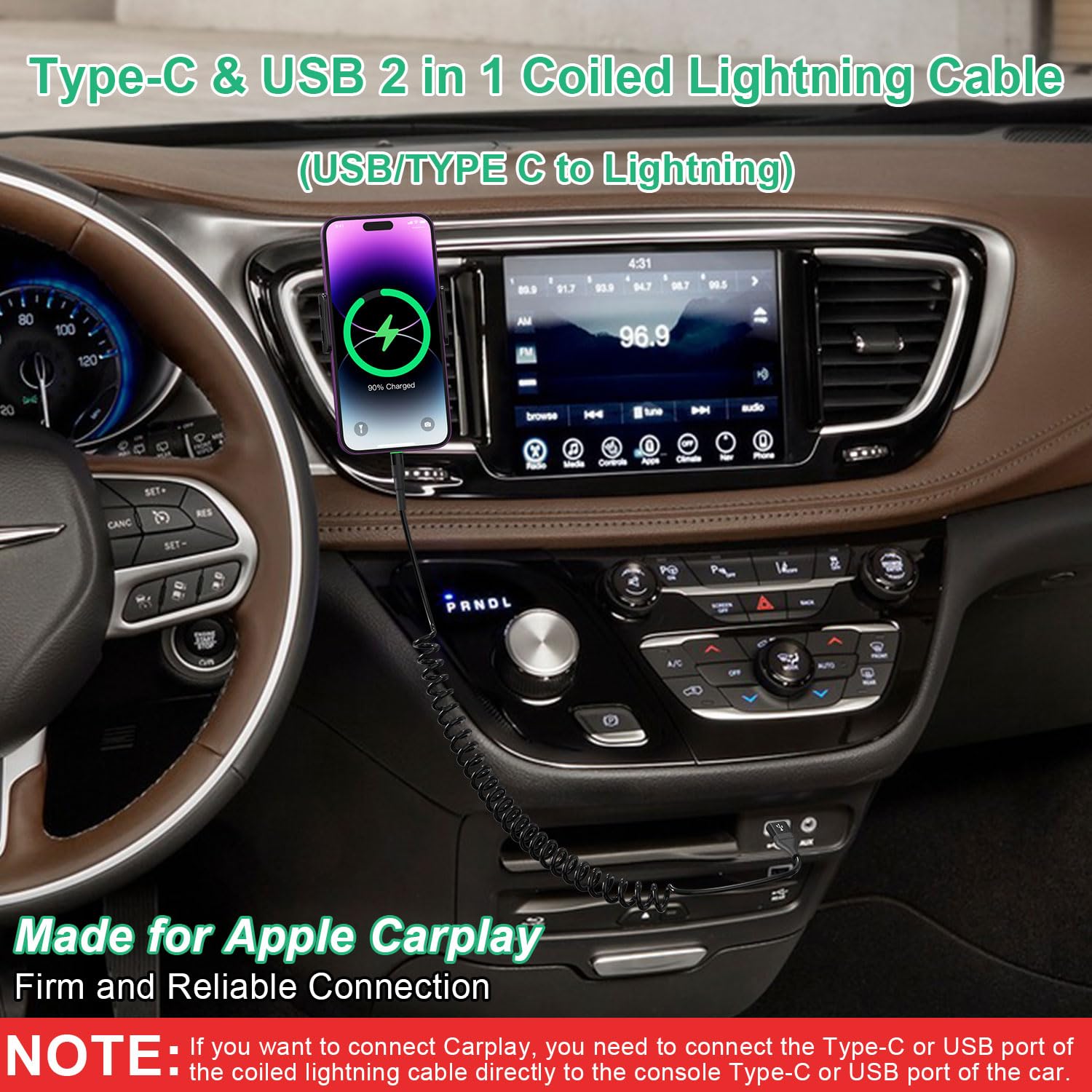 Coiled USB C to Lightning Cabl - Coiled Usb Cable review and price