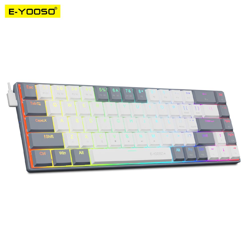 E-YOOSO A68 RGB Mini Slim USB  - Gaming Keyboard E Yooso review and price