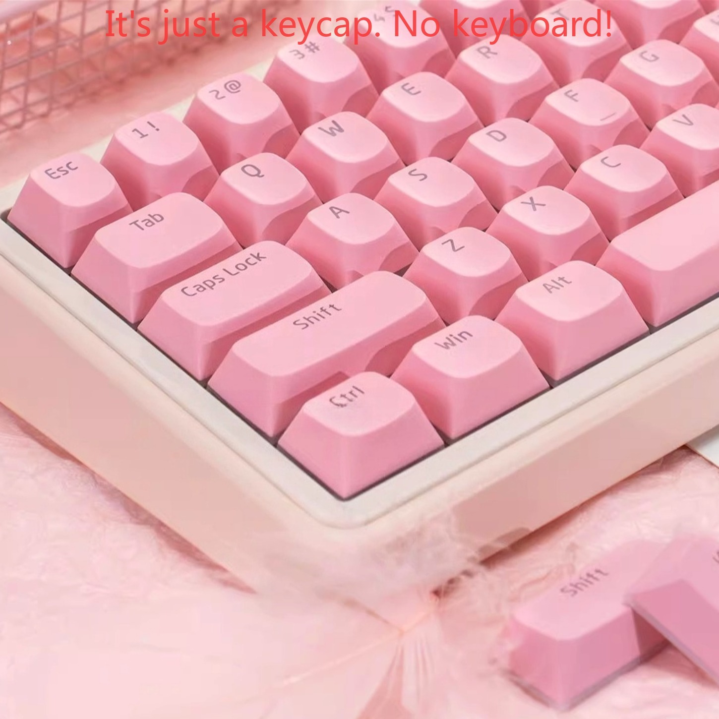 OEM Simple Pink Pudding Charac - Keyboard Gaming Transparent review and price