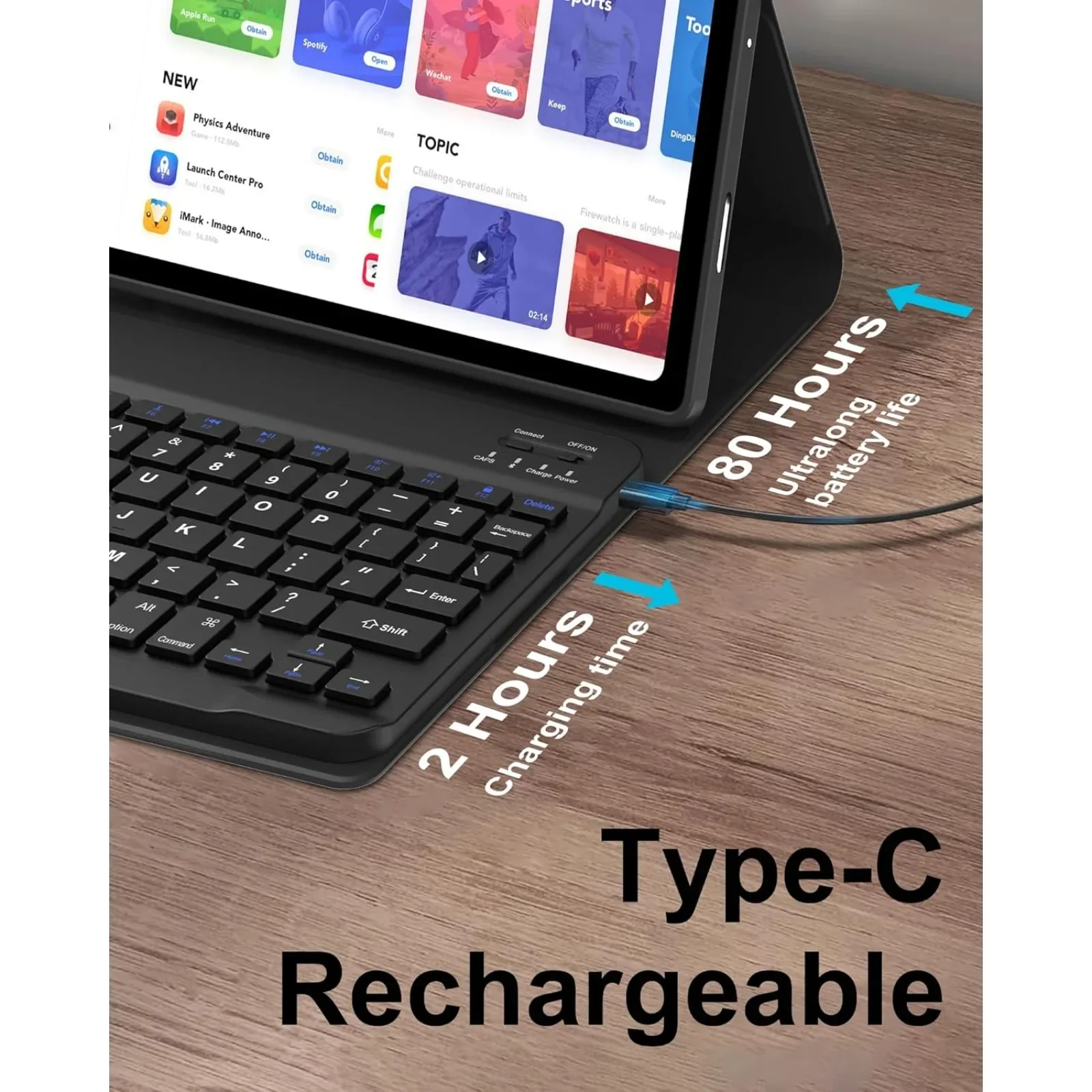 Keyboard Case for Honor Pad 10 - Gaming Keyboard Wireless review and price