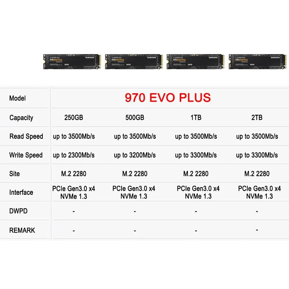 SAMSUNG 970 EVO Plus SSD MLC N - Samsung Ssd 980 Pro review and price