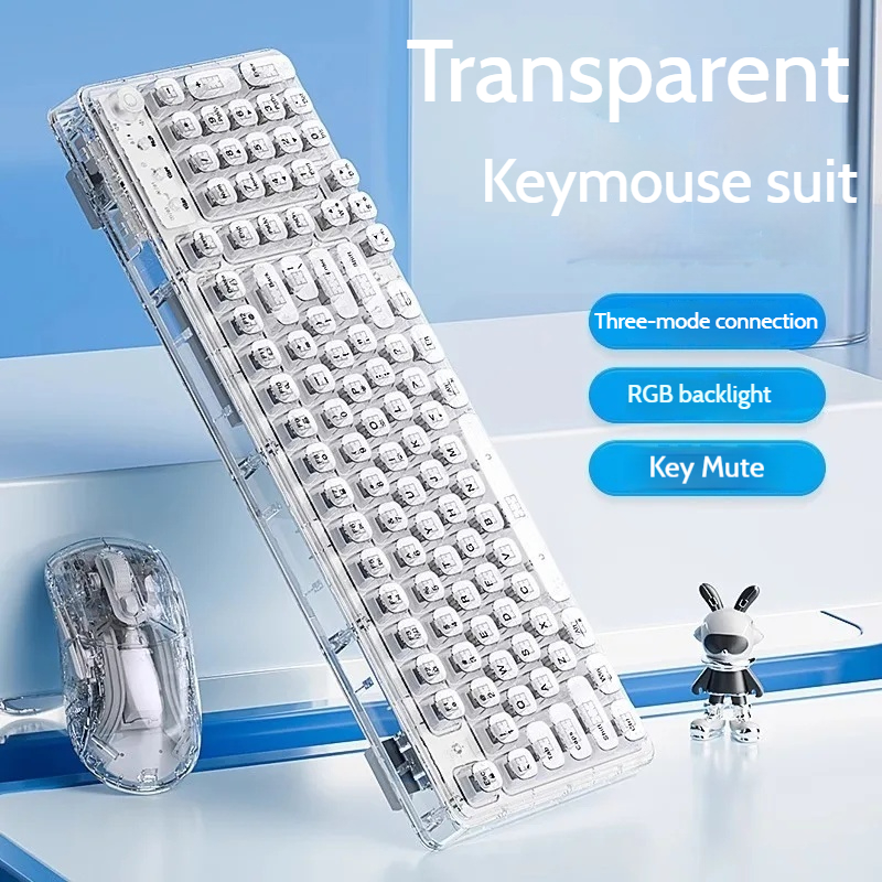Leilin Z99 Ice Transparent Wir - Keyboard Gaming Transparent review and price