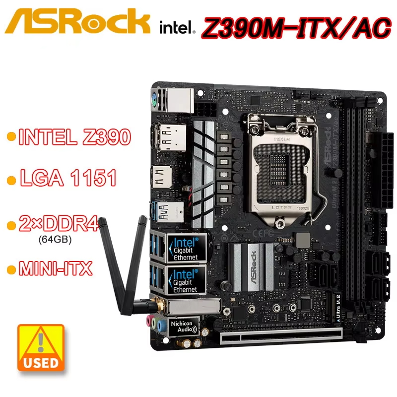 Asrock Z390M-ITX/AC Mini-ITX M - Intel Cpu Core I9 review and price