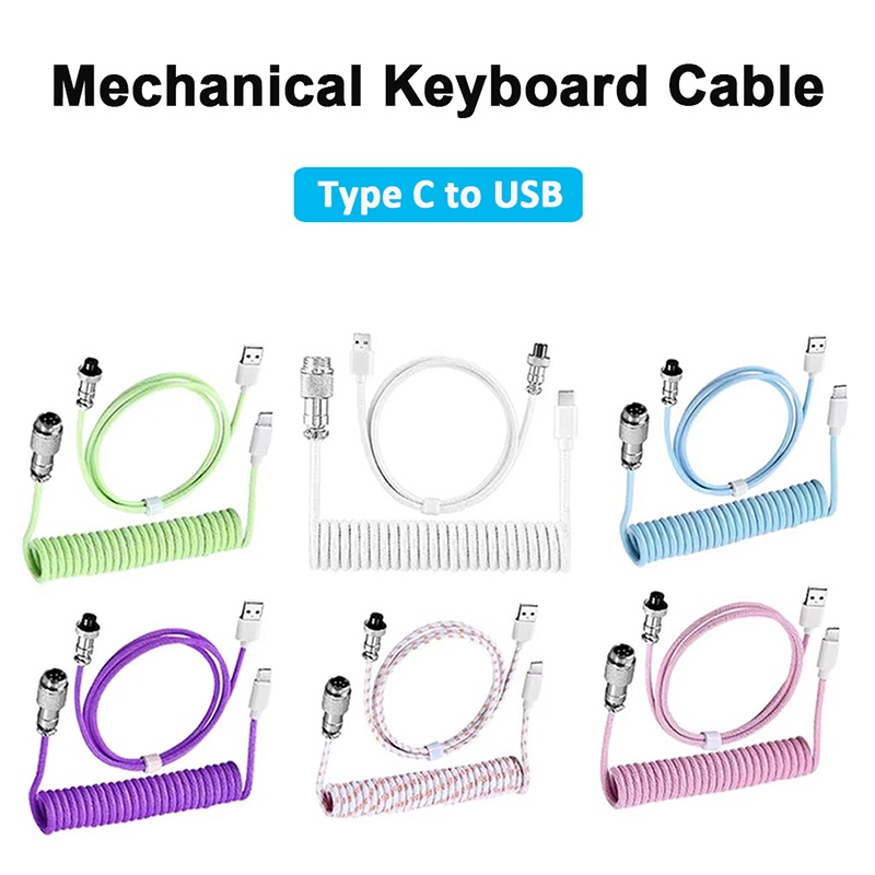 USB Type C Mechanical Keyboard - Coiled Usb Cable review and price