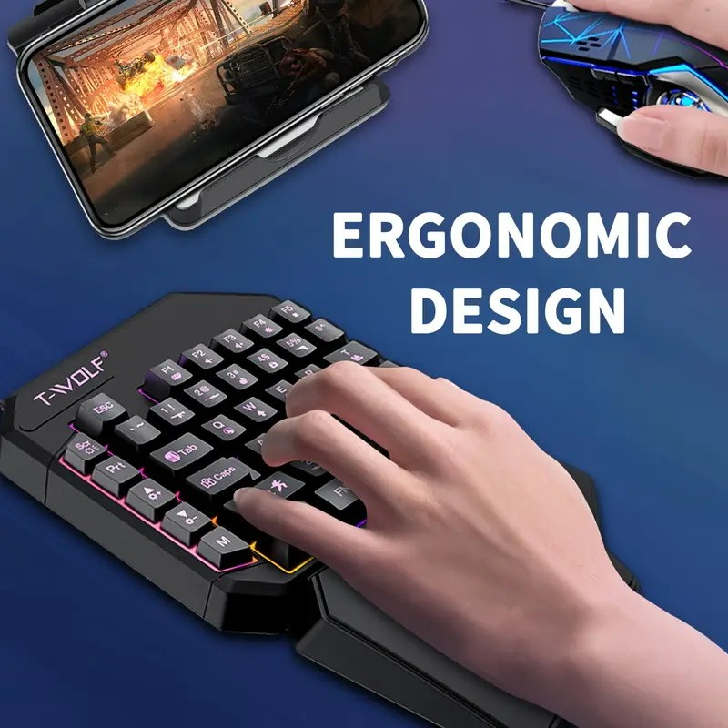 FocusOnPC TF900 2-in-1 Mobile  - Gaming Keyboard Mini Mechanical review and price