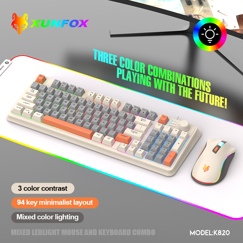 K820 USB Wired Game Keyboard M - Gaming Keyboard And Mouse Combo review and price