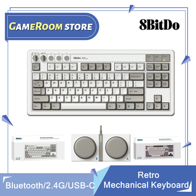 8Bitdo Retro Mechanical Keyboa - Gaming Keyboard Hot Swappable review and price