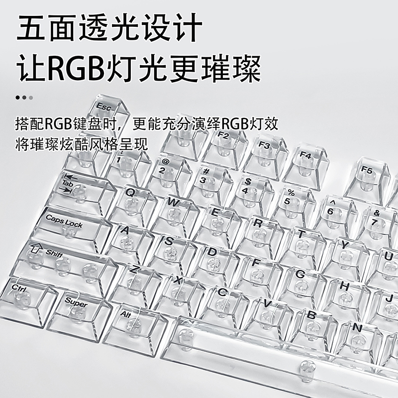 Crystal Transparent Cherry Pro - Keyboard Gaming Transparent review and price