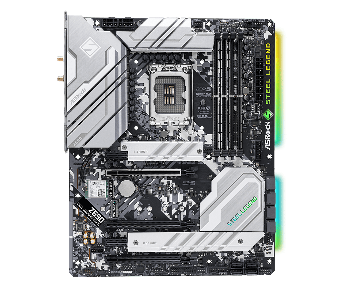 Z690 LGA1700 Motherboard ASROC - Intel Cpu Core I9 review and price