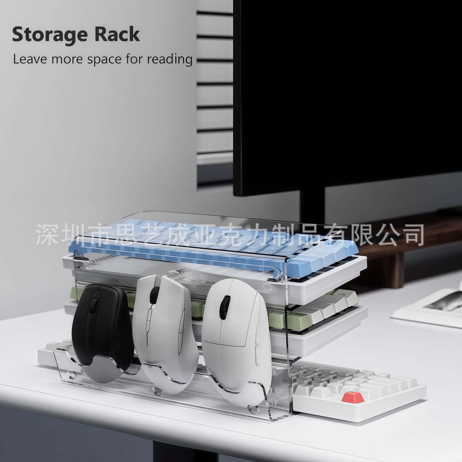 New 3-layer Acrylic Keyboard H - Keyboard Gaming Transparent review and price