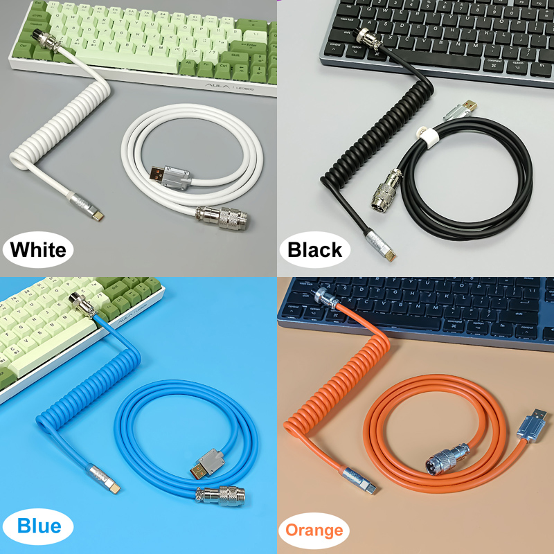 1.8M PU 6.0 Mechanical Keyboar - Coiled Usb Cable review and price