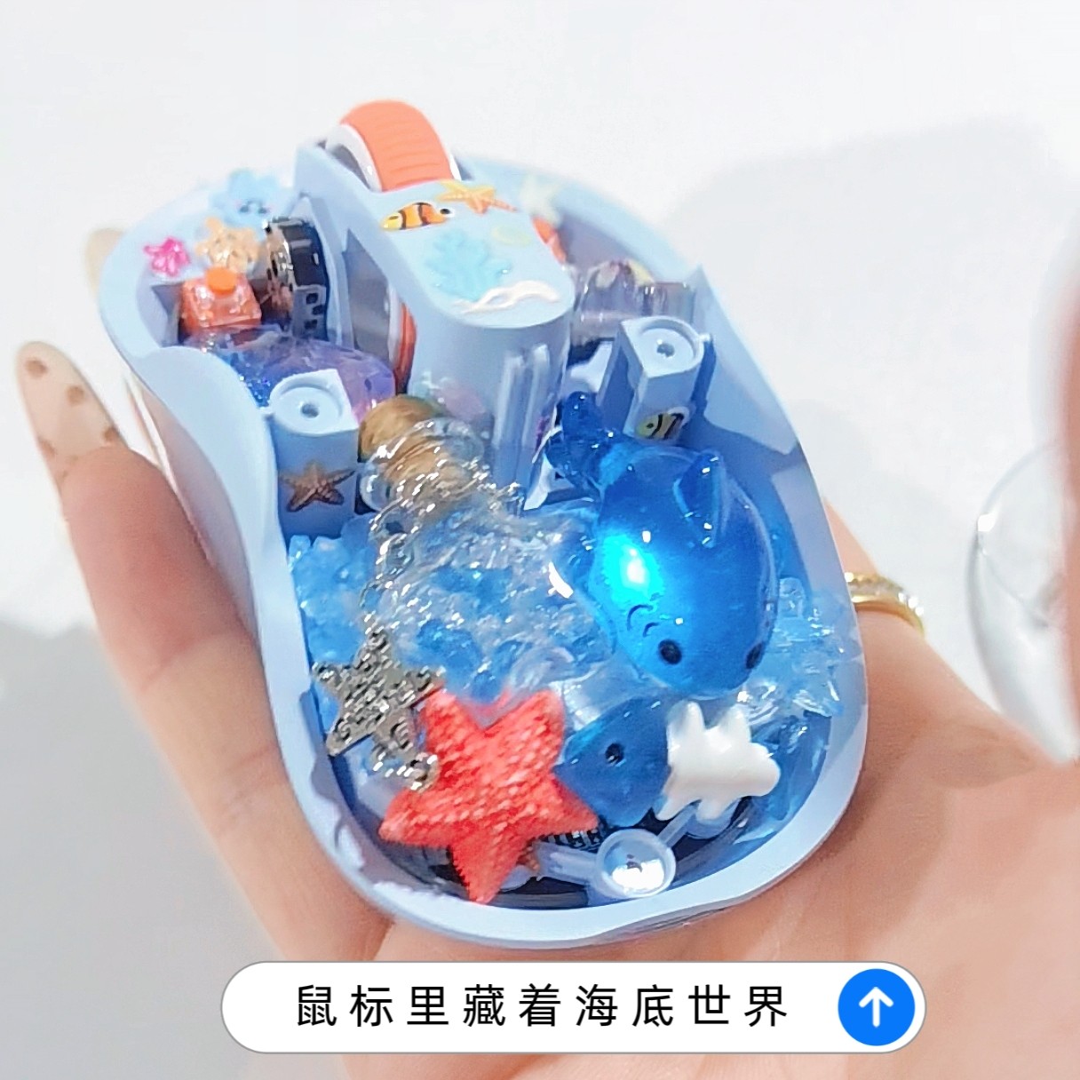 Whale/Starfish Handmade Transp - Keyboard Gaming Transparent review and price
